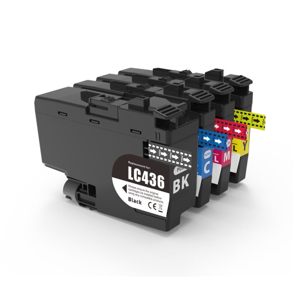 LC436 Comp. ink set of 4 colours for Brother MFCJ4440DW MFCJ4540DW MFCJ4540DWXL Carousel 1