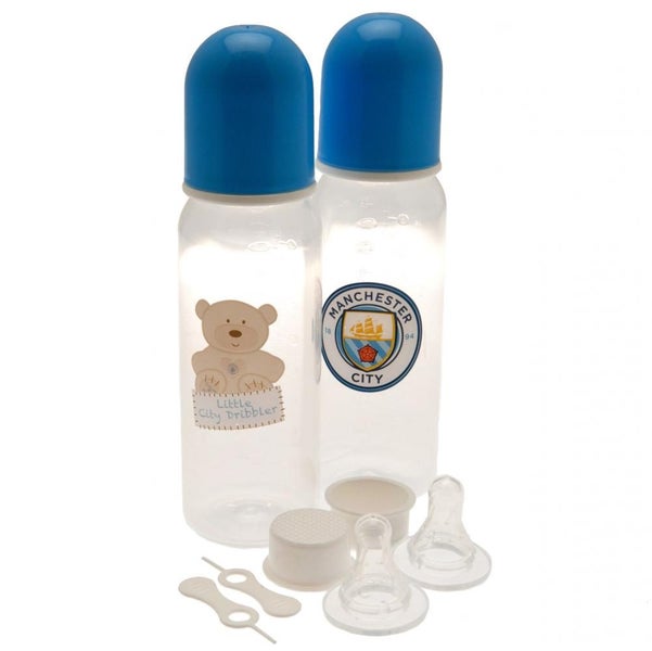 Manchester City FC 2 Pack Feeding Bottles Carousel 1