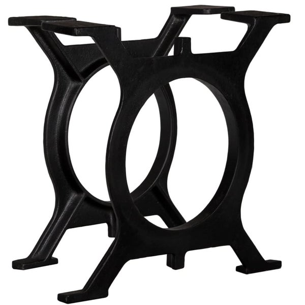 Coffee Table Legs 2 Pcs O-frame Cast Iron Carousel 1