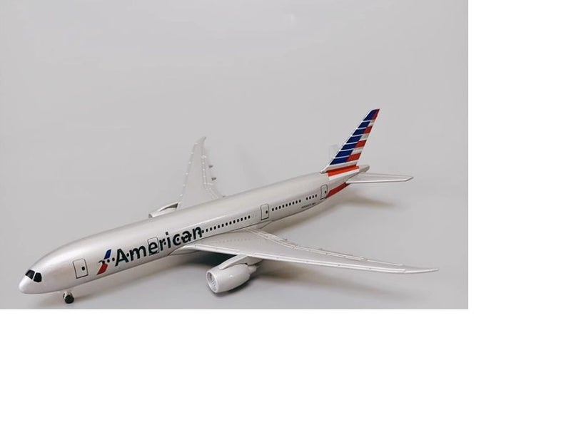 American Airlines Boeing B787 Alloy Simulated Metal Aircraft Model Display 20cm Carousel 1