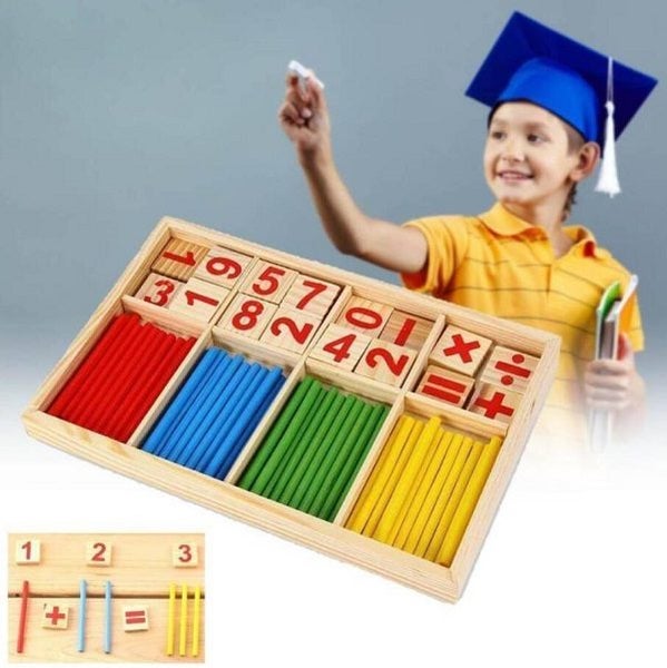 Preschool Educational Toy Math Counting Sticks Carousel 1