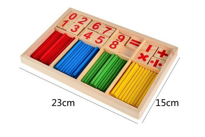 Preschool Educational Toy Math Counting Sticks Carousel 3
