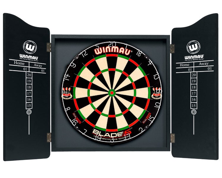 Winmau Diamond Plus Dartboard and Cabinet Set Carousel 1