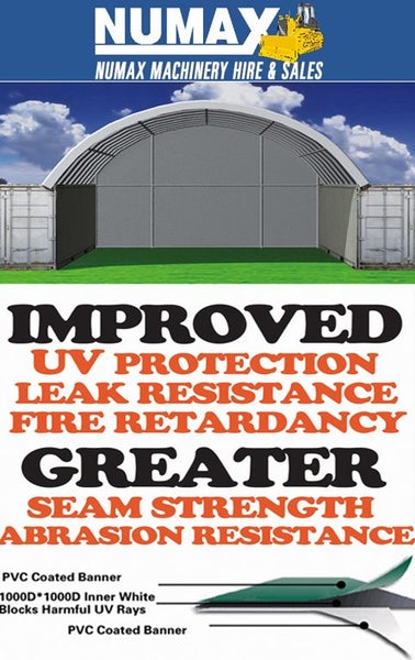 C2040H Container Shelter - 20FT x 40FT With Endwall62863858959489112