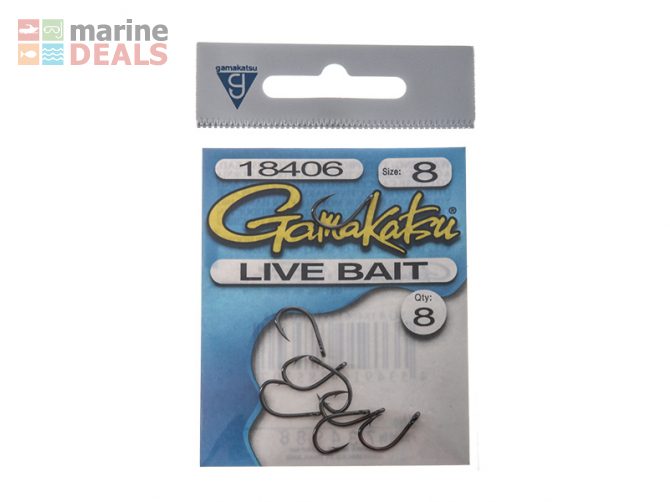Gamakatsu Live Bait Hooks No.8 Qty 8 Carousel 1