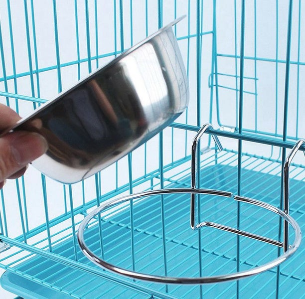 Hanging Bolt On Hook Dog Bowl Cage Crate Carousel 1