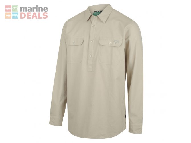 Ridgeline Yard Placket Mens Long Sleeve Shirt Euc… Carousel 1