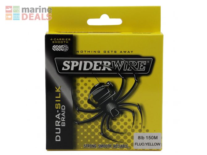 Spiderwire Dura-Silk Braid HiVis Yellow 150m 8lb Carousel 2