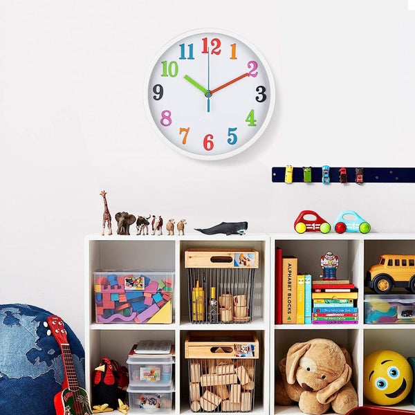 Colorful Kids Wall Clock Carousel 2