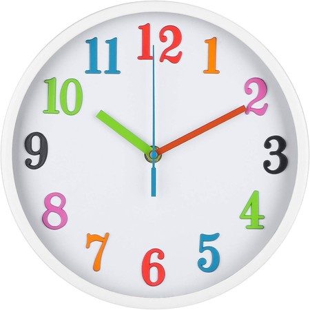 Colorful Kids Wall Clock Carousel 1