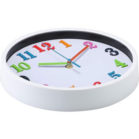 Colorful Kids Wall Clock Carousel 8