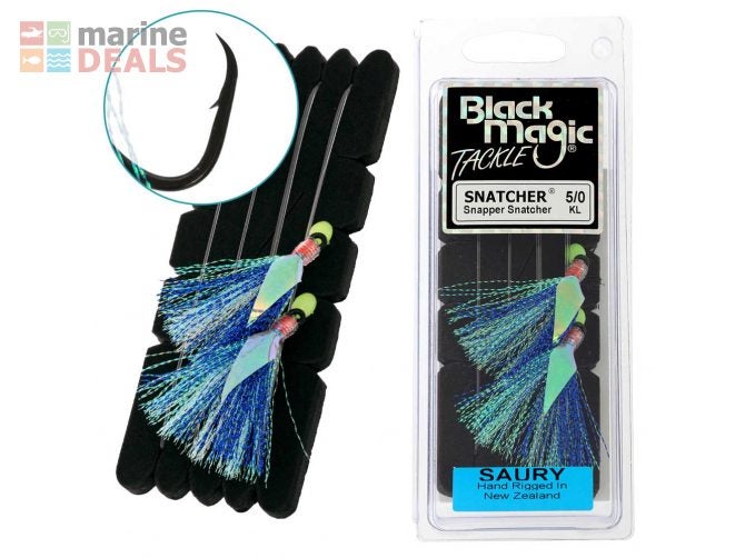 Black Magic Snapper Flasher Rig 5/0 Saury Carousel 1