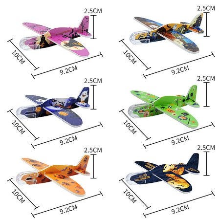 24pcs Halloween Foam Hand Launch Airplanes Perfect for Kids Parties and Gift Exc Carousel 2