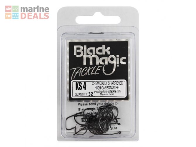 Black Magic KS Series Hooks Small Pack 4/0 Qty 7 Carousel 2