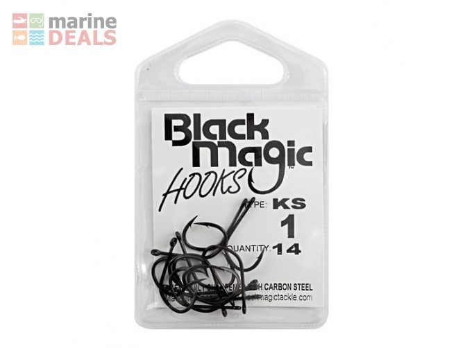 Black Magic KS Series Hooks Small Pack 4/0 Qty 7 Carousel 5