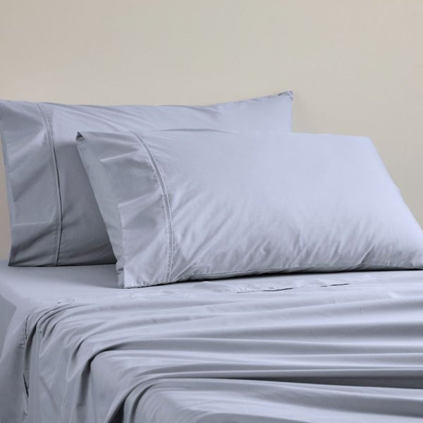 Single Sheet Set - Bed - 300 TC DENIM (LOGAN & MASON) Carousel 1