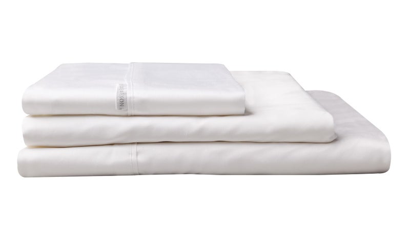 Flat Sheet - Super King 400TC White Egyptian Cotton - Smartfox NZ Carousel 1