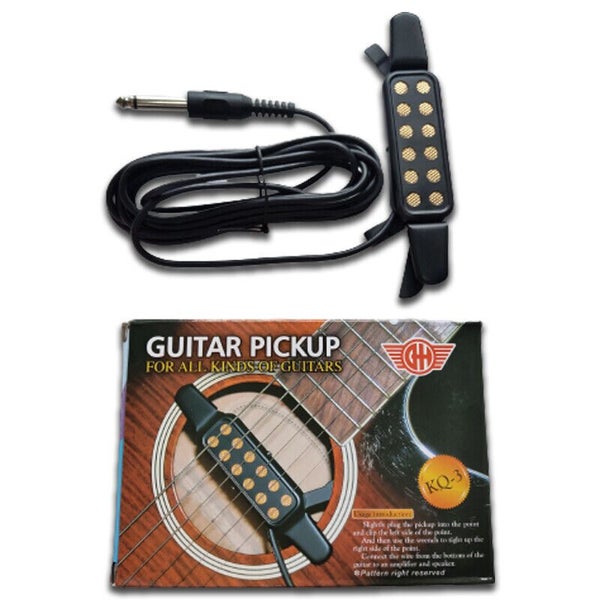 Acoustic Guitar Sound Pickup Electric Transducer Amplifier Speaker i2319BK0 Carousel 2