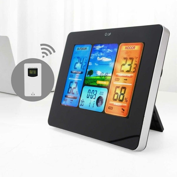 Digital Wireless LCD Weather Station Clock 3654201 Carousel 14
