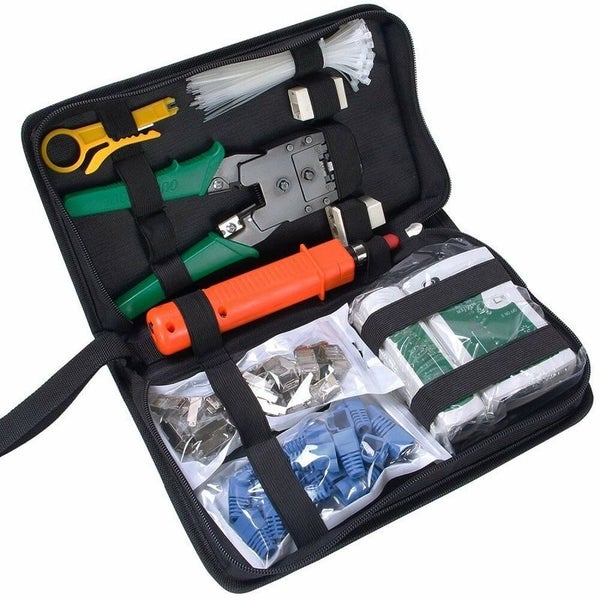 Network Ethernet LAN Kit Cable Tester Crimper Plier Tool 3617202 Carousel 2