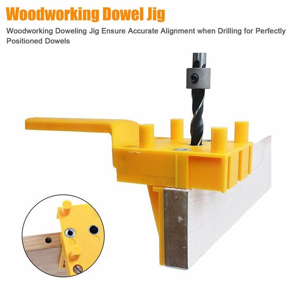 Handheld Woodworking Doweling Jig Drill Kit Wood Dowel Drilling Hole Saw 3657901 Carousel 11