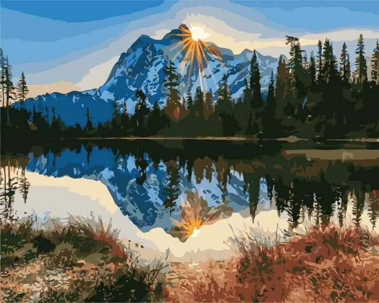 DIY Oil Painting Art Kit i1784BB0 Carousel 1