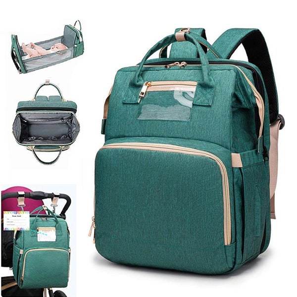 Baby Cot Travel Bassinet Nappy Bag Backpack E0414GN0 Carousel 2