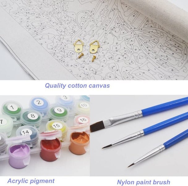 DIY Oil Painting Art Kit i1784BB0 Carousel 10