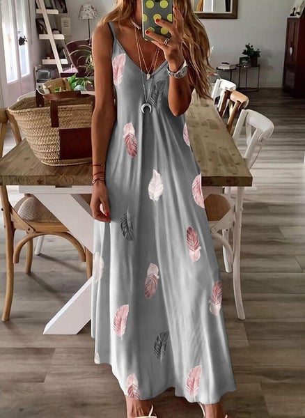 Maxi Dress Boho Summer Dresses Womens Clothing Size 12 J2388LG6 Carousel 1