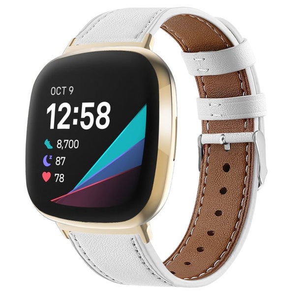 Fitbit Sense Leather Strap Band I1194WT0 Carousel 2