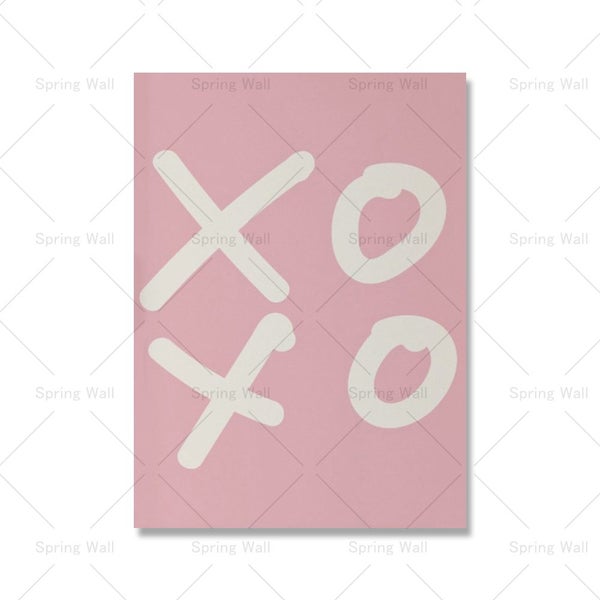 Pink Cream Ace Card Lucky You Aesthetic Y2k Wall Art Canvas Painting Carousel 1