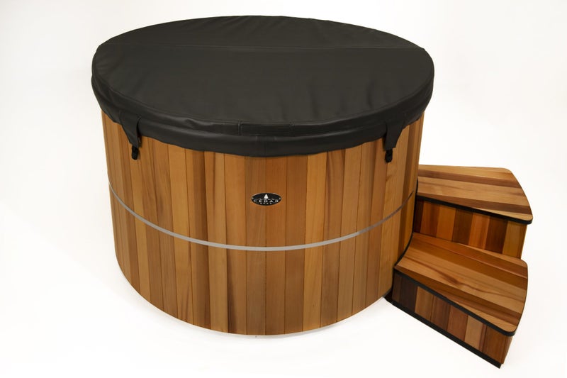 ELECTRIC STAINLESS STEEL / CEDAR HOT TUB62997988577283112
