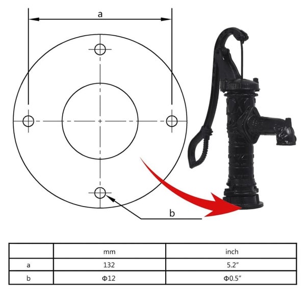 Garden Hand Water Pump Cast Iron Atnli Carousel 2