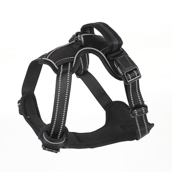 2 Leash Clips Durable No Pull Reflective Control Handle Dog Vest Harness Air ... Carousel 1