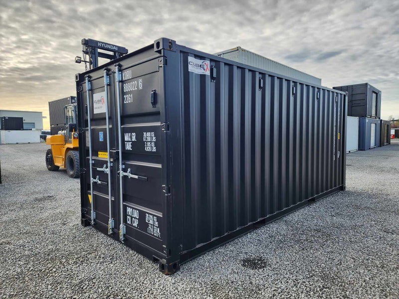 20ft GP Black New Build Shipping Container. Christchurch62864737853057118