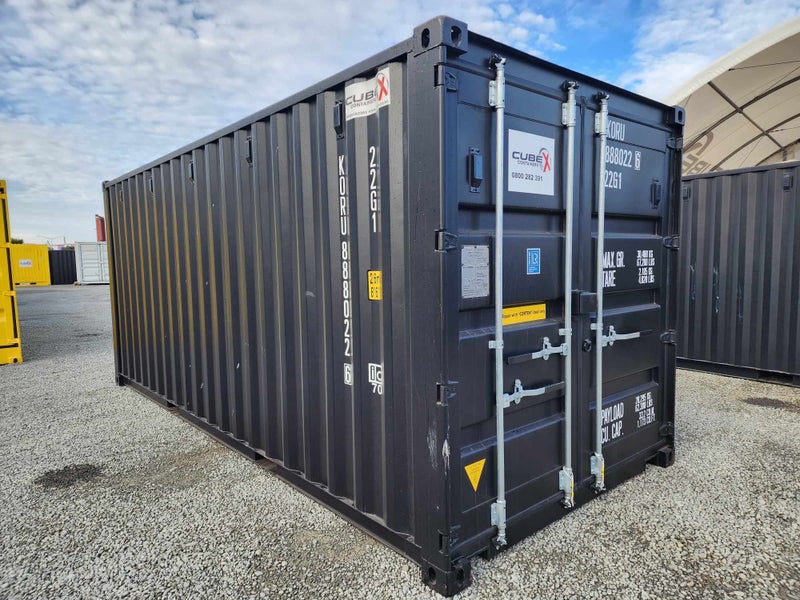20ft GP Black New Build Shipping Container. Christchurch62864737853057111