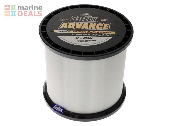 Sufix Advance H-PE Monofilament Clear 1100m 17lb … Carousel 1