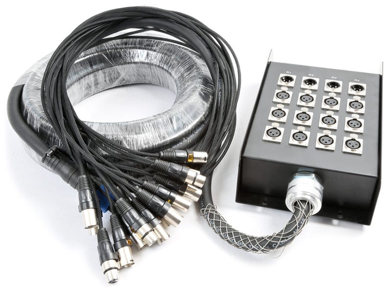 Stage Snake - 12-in 4-out - XLR 30 Metres Carousel 1