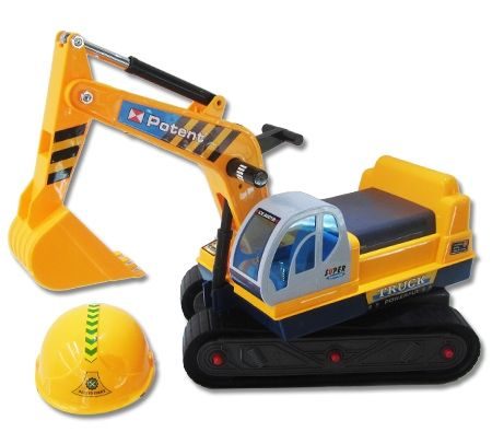 Kids Ride On Digger Toy Truck Carousel 1