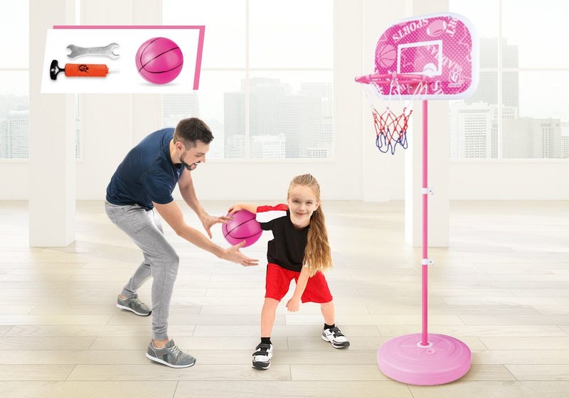 Portable Freestanding Kids Basketball Hoop Backboard Stand System 200x46x7cm Carousel 2