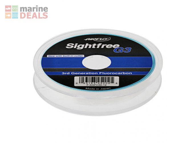 Airflo Sightfree G3 Fluoro Leader 50m 6lb 4X Carousel 1