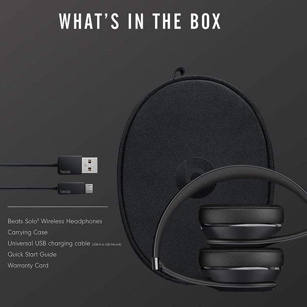 Beats Solo 3 Wireless Headphones - Black $349.99 RRP Carousel 7