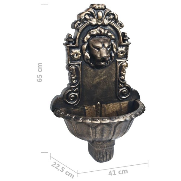 Wall Fountain Lion Head Design Bronze Anxxx Carousel 2