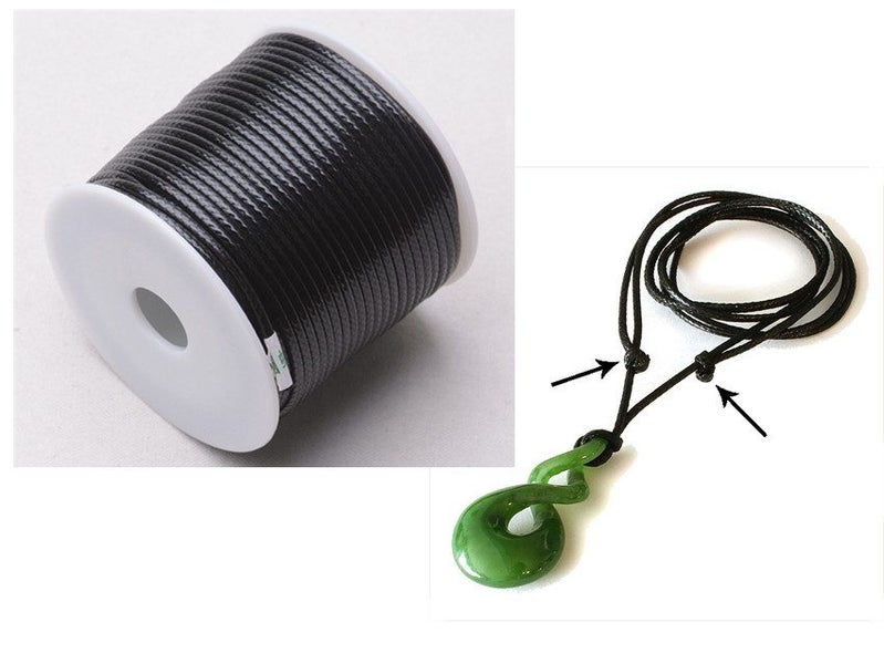 Wax Cord in Reel 1.5mm / 25 Metre / Black Carousel 2