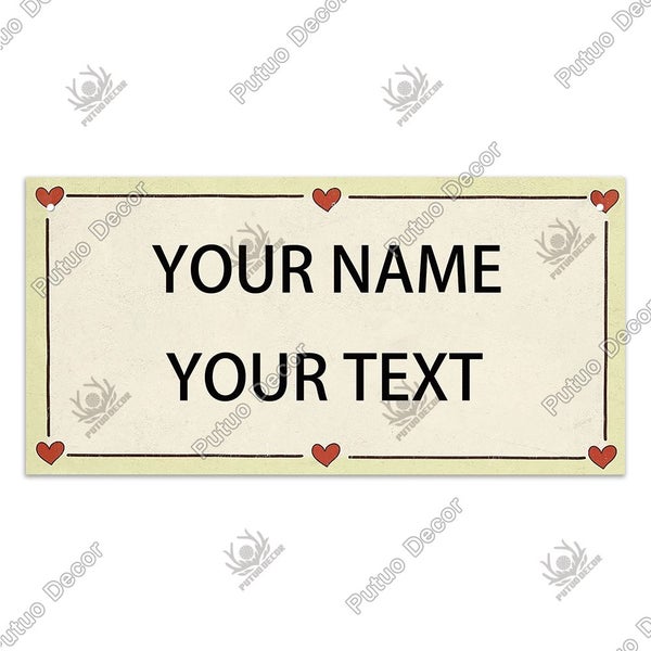 Putuo Decor Custom Wooden Sign Personalized Lovely Friendship Wood Carousel 1