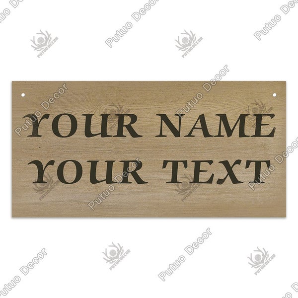 Putuo Decor Custom Wooden Sign Personalized Lovely Friendship Wood Carousel 1