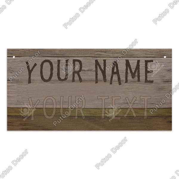 Putuo Decor Custom Wooden Sign Personalized Lovely Friendship Wood Carousel 1