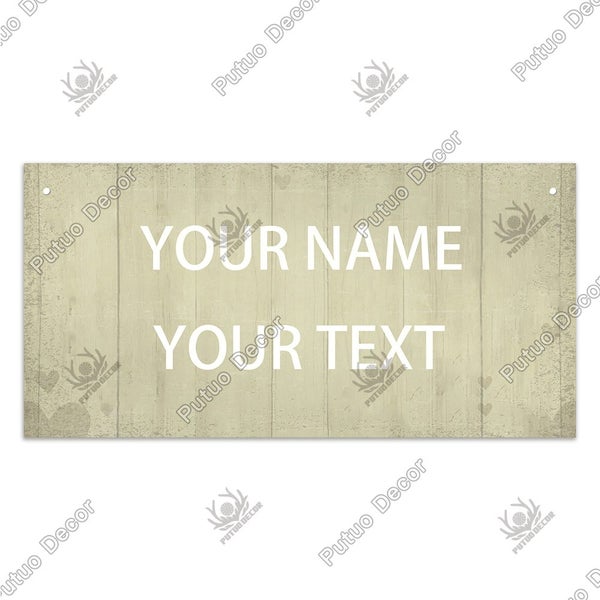 Putuo Decor Custom Wooden Sign Personalized Lovely Friendship Wood Carousel 1