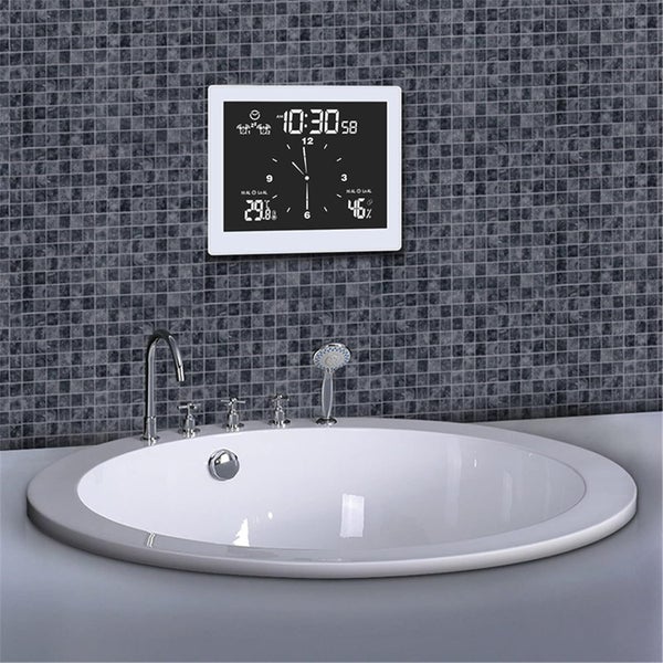 Digital Shower Clock Waterproof Bathroom Digital Clock for Kitchen Bathroom Carousel 2