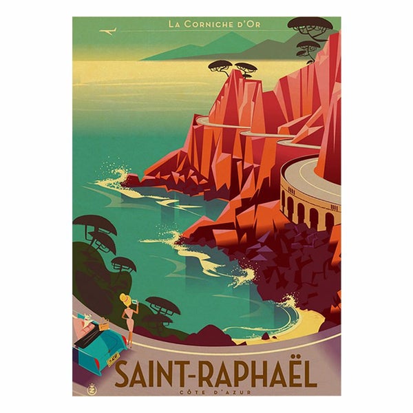 Travel Cities Plaque Metal Signs Vintage Poster Italy Japan Thailand Carousel 1